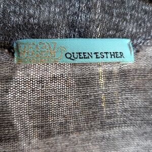 Queen Esther Gray Knit Sweater